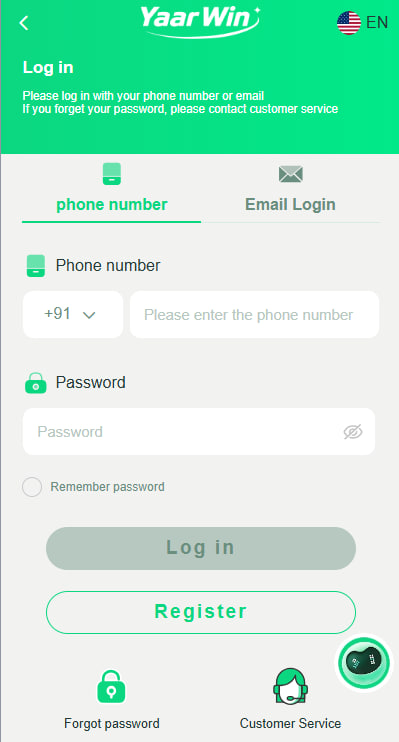 Yaarwin Game Login Guide 2026